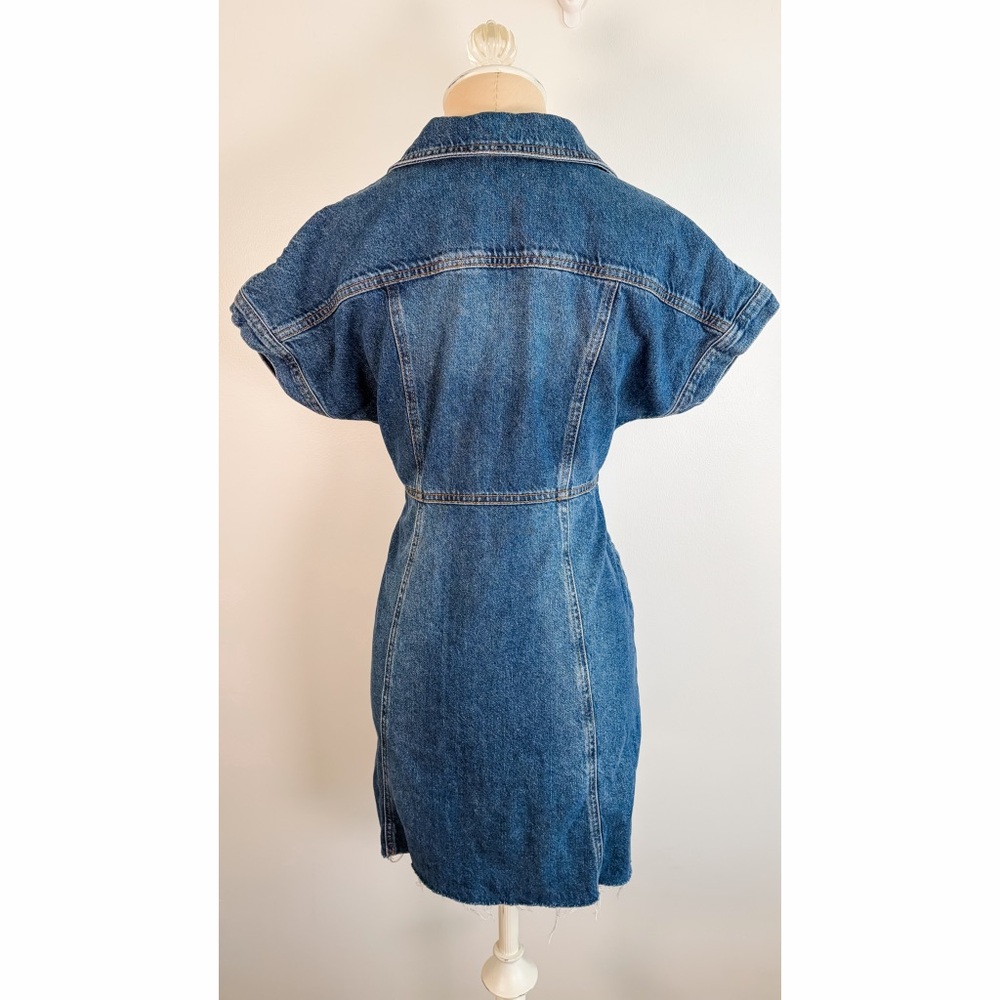 Free People The City Mini Denim Dress - Picture 12 of 16
